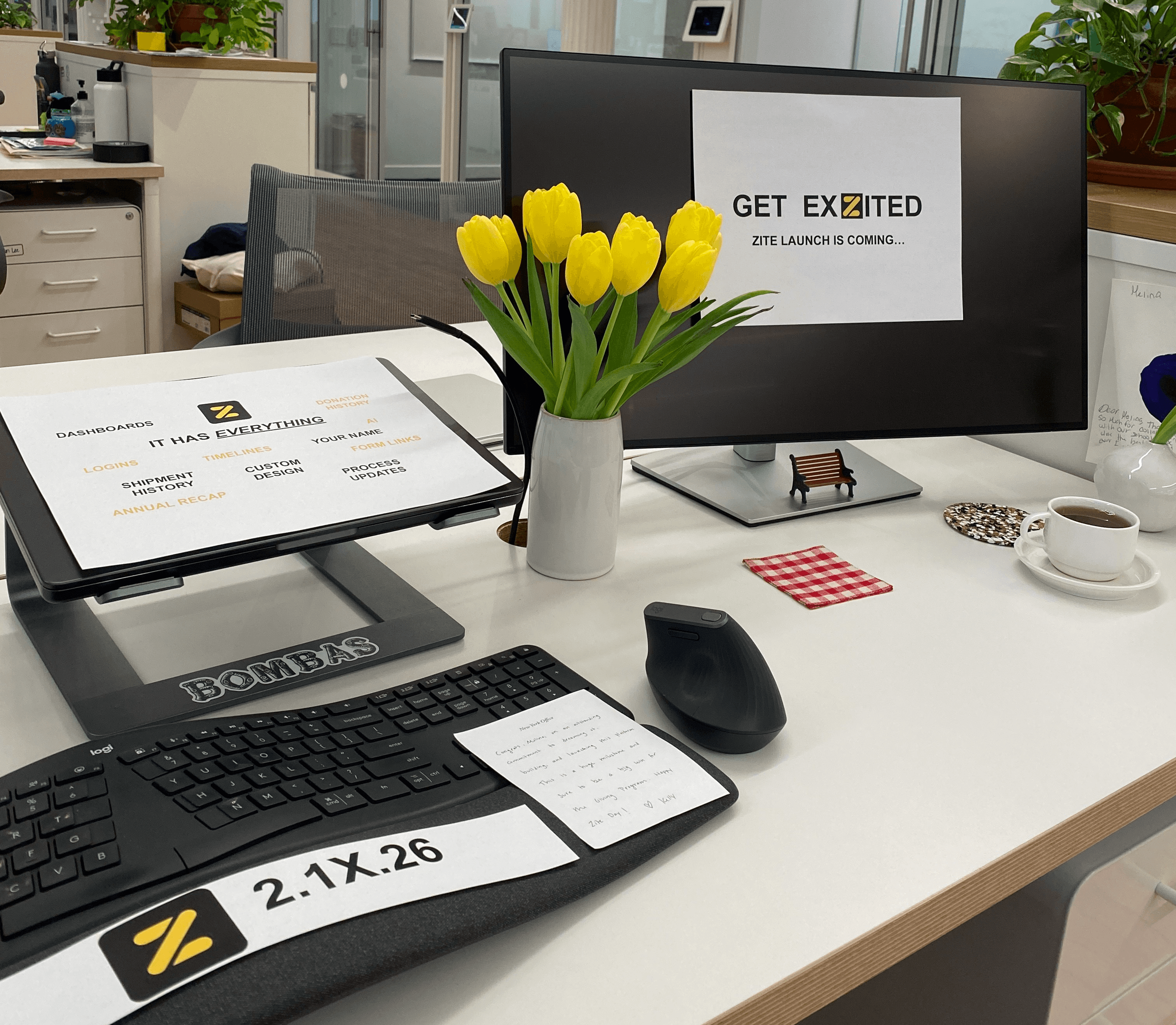 Zite launch day for the Bombas Partner Portal
