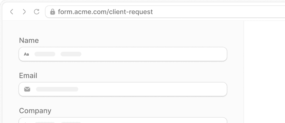 Forms content