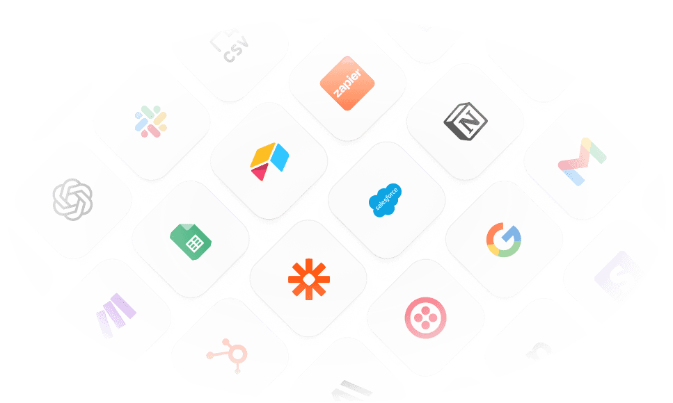 Build with your existing tools and data